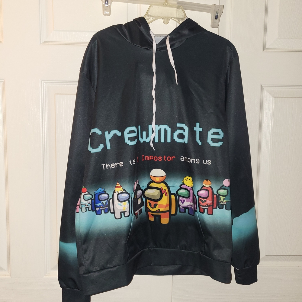 Black Crewmate Hoodie